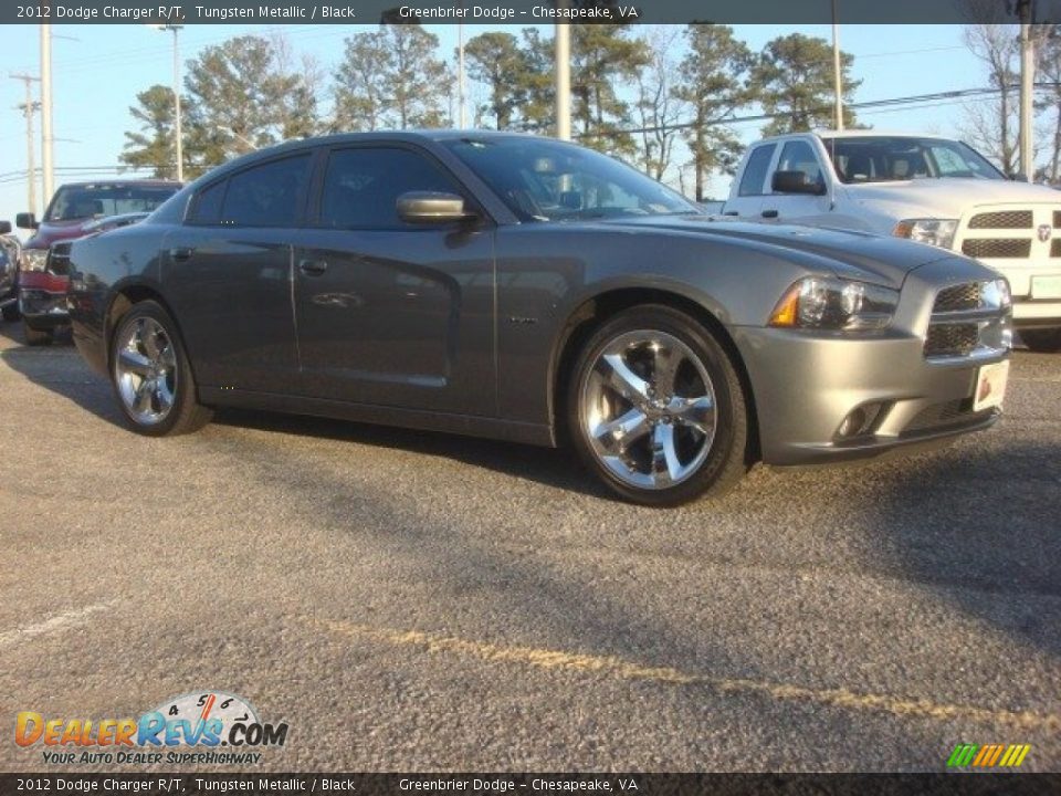 2012 Dodge Charger R/T Tungsten Metallic / Black Photo #5