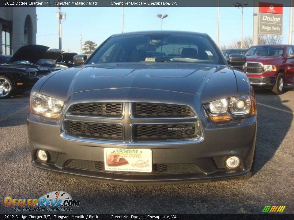 2012 Dodge Charger R/T Tungsten Metallic / Black Photo #6