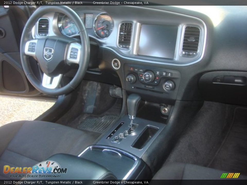 2012 Dodge Charger R/T Tungsten Metallic / Black Photo #10