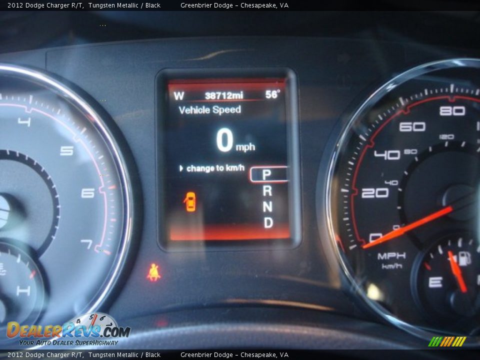 2012 Dodge Charger R/T Tungsten Metallic / Black Photo #17