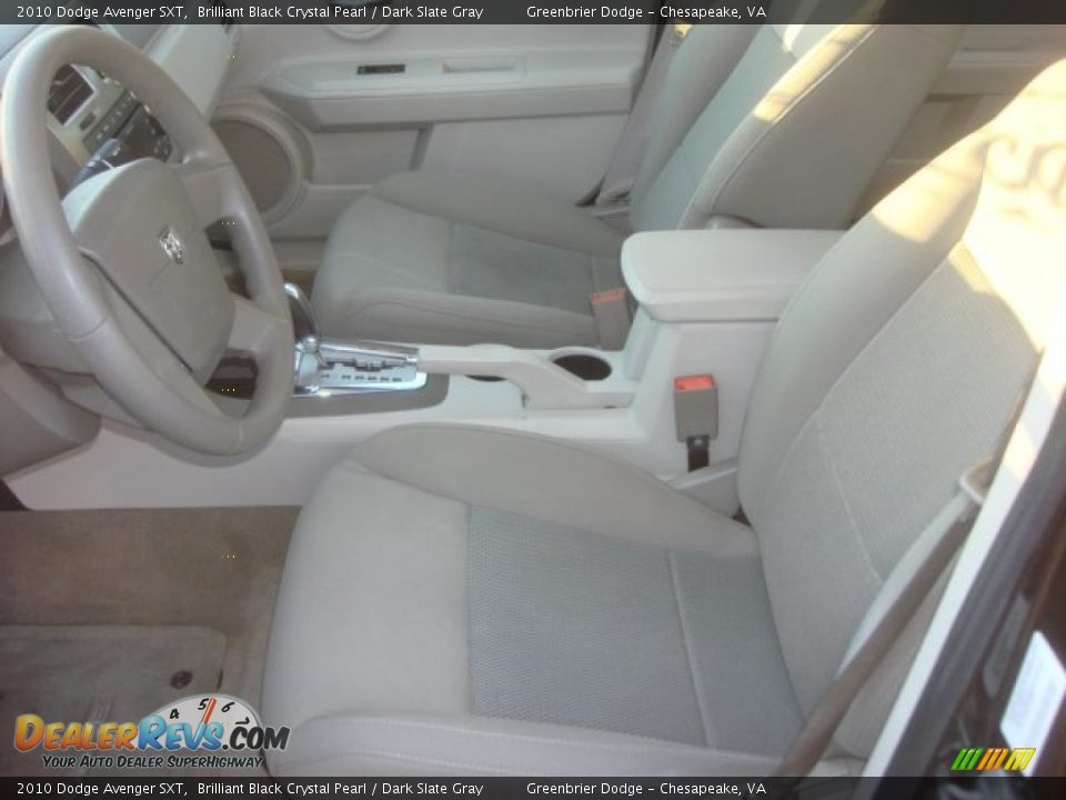 2010 Dodge Avenger SXT Brilliant Black Crystal Pearl / Dark Slate Gray Photo #7