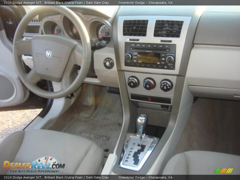 2010 Dodge Avenger SXT Brilliant Black Crystal Pearl / Dark Slate Gray Photo #10