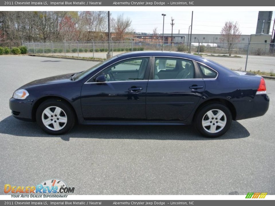 2011 Chevrolet Impala LS Imperial Blue Metallic / Neutral Photo #3