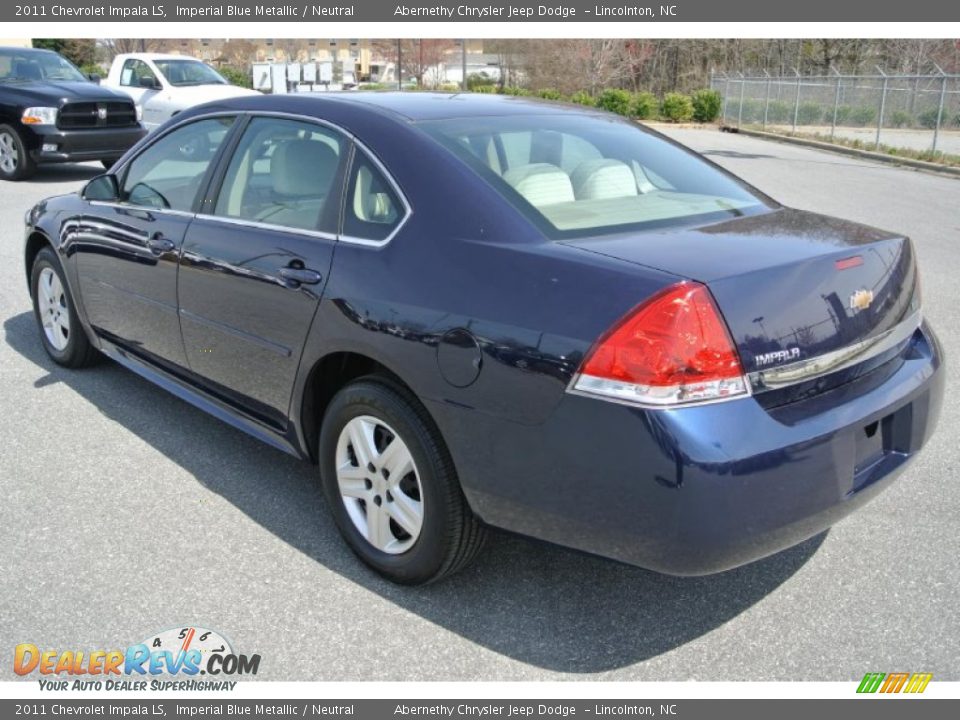 2011 Chevrolet Impala LS Imperial Blue Metallic / Neutral Photo #4