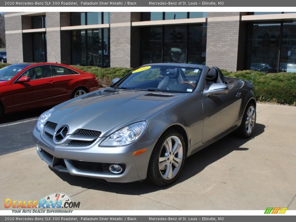 2010 Mercedes-Benz SLK 300 Roadster Palladium Silver Metallic / Black Photo #11