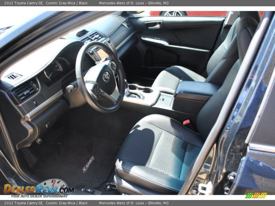 2012 Toyota Camry SE Cosmic Gray Mica / Black Photo #6