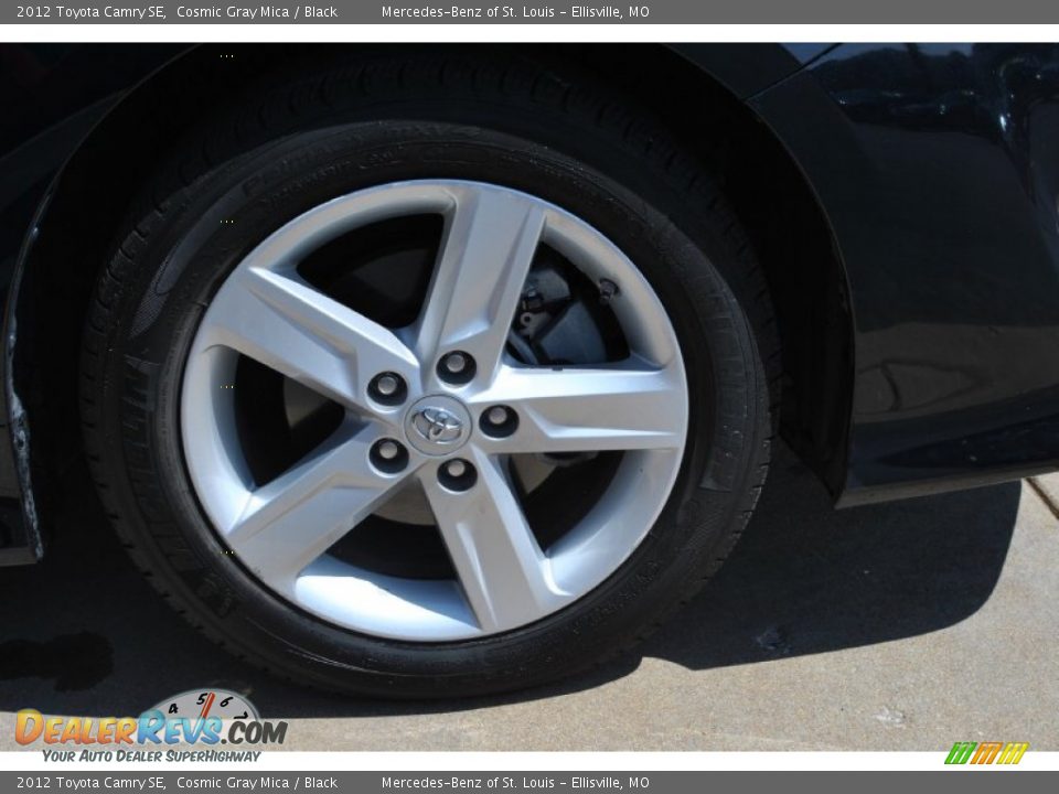 2012 Toyota Camry SE Cosmic Gray Mica / Black Photo #9