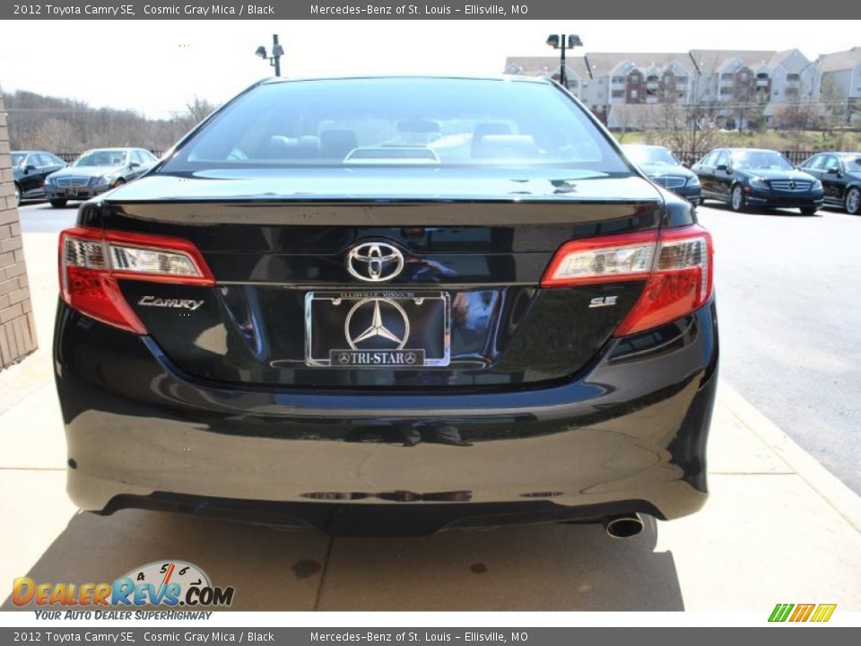 2012 Toyota Camry SE Cosmic Gray Mica / Black Photo #11