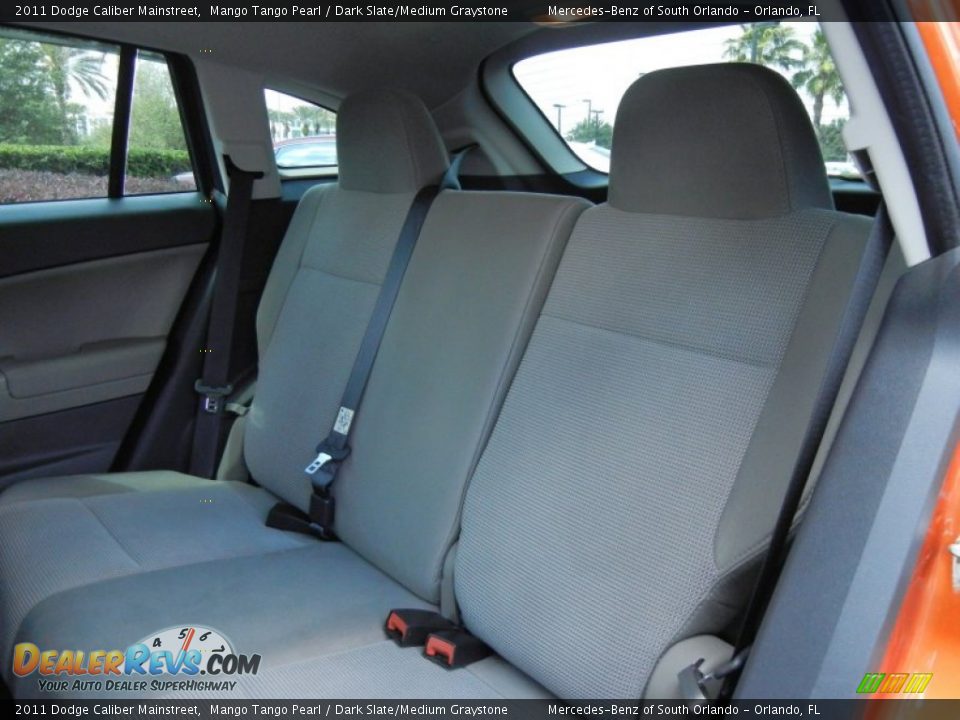 2011 Dodge Caliber Mainstreet Mango Tango Pearl / Dark Slate/Medium Graystone Photo #15