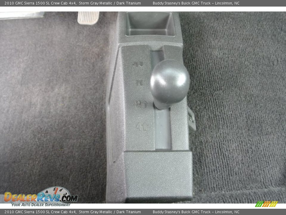 2010 GMC Sierra 1500 SL Crew Cab 4x4 Storm Gray Metallic / Dark Titanium Photo #11