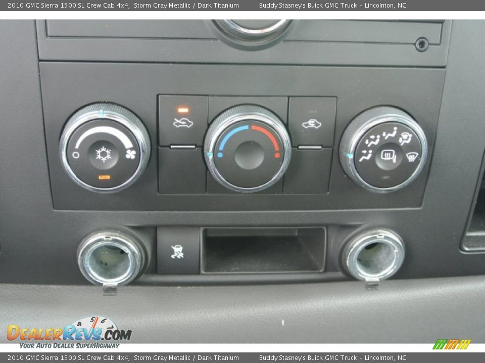 2010 GMC Sierra 1500 SL Crew Cab 4x4 Storm Gray Metallic / Dark Titanium Photo #12