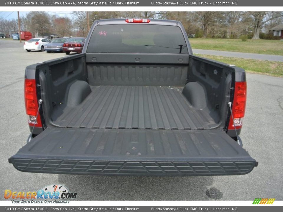 2010 GMC Sierra 1500 SL Crew Cab 4x4 Storm Gray Metallic / Dark Titanium Photo #18