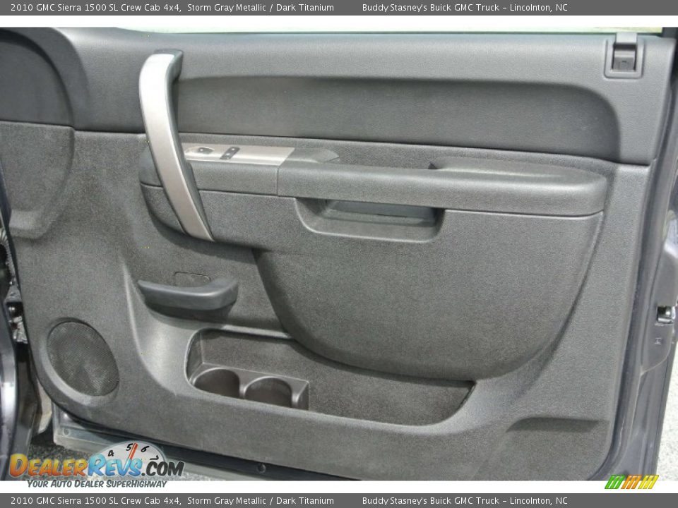2010 GMC Sierra 1500 SL Crew Cab 4x4 Storm Gray Metallic / Dark Titanium Photo #20