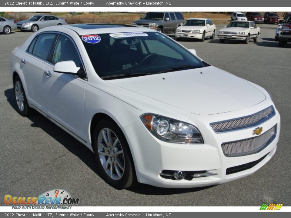 2012 Chevrolet Malibu LTZ Summit White / Ebony Photo #1