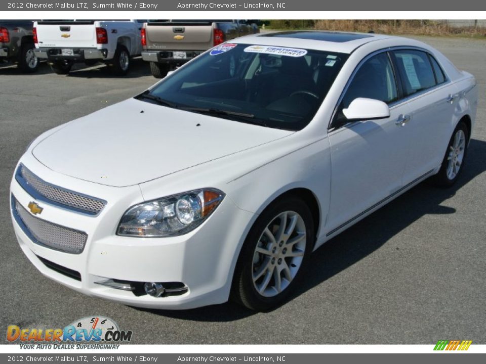 2012 Chevrolet Malibu LTZ Summit White / Ebony Photo #2