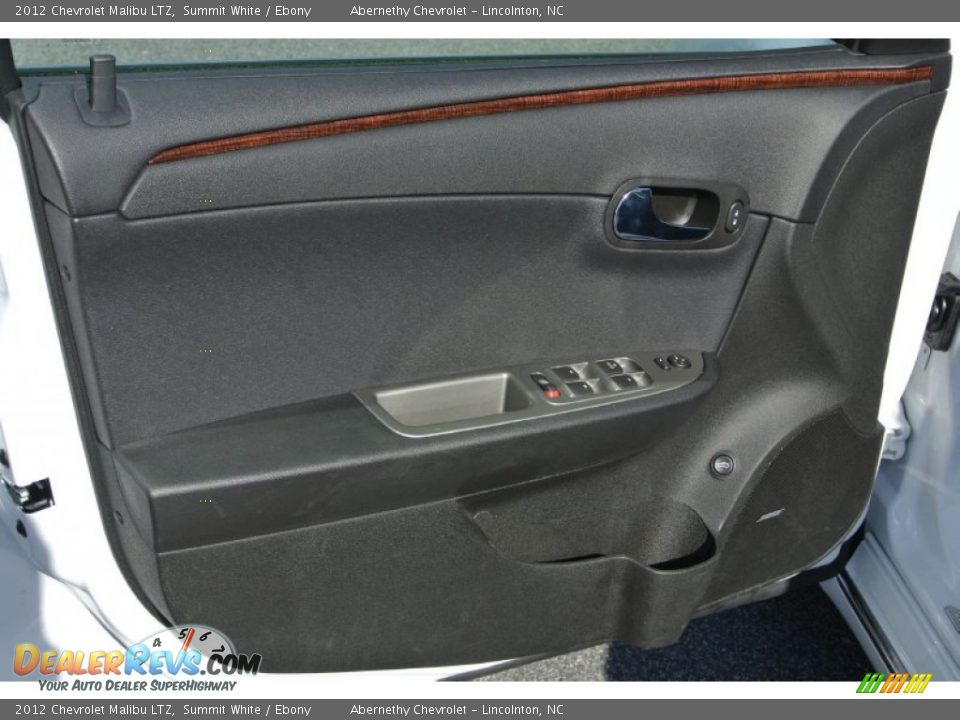 2012 Chevrolet Malibu LTZ Summit White / Ebony Photo #10