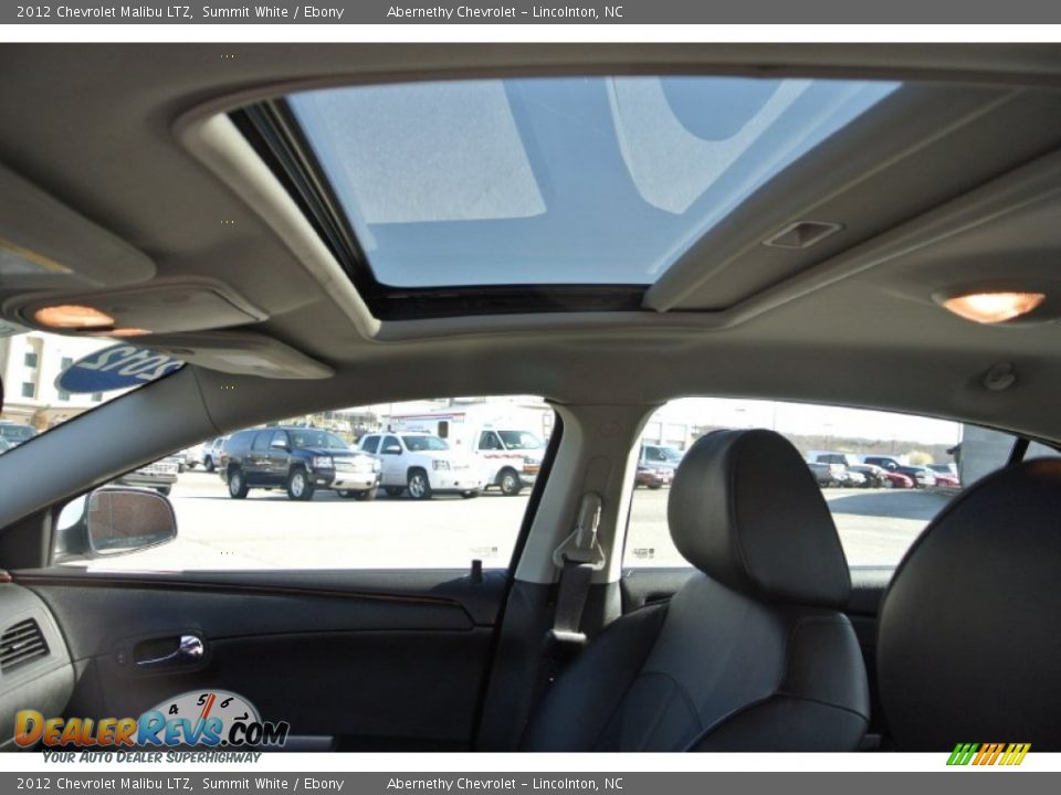 2012 Chevrolet Malibu LTZ Summit White / Ebony Photo #11