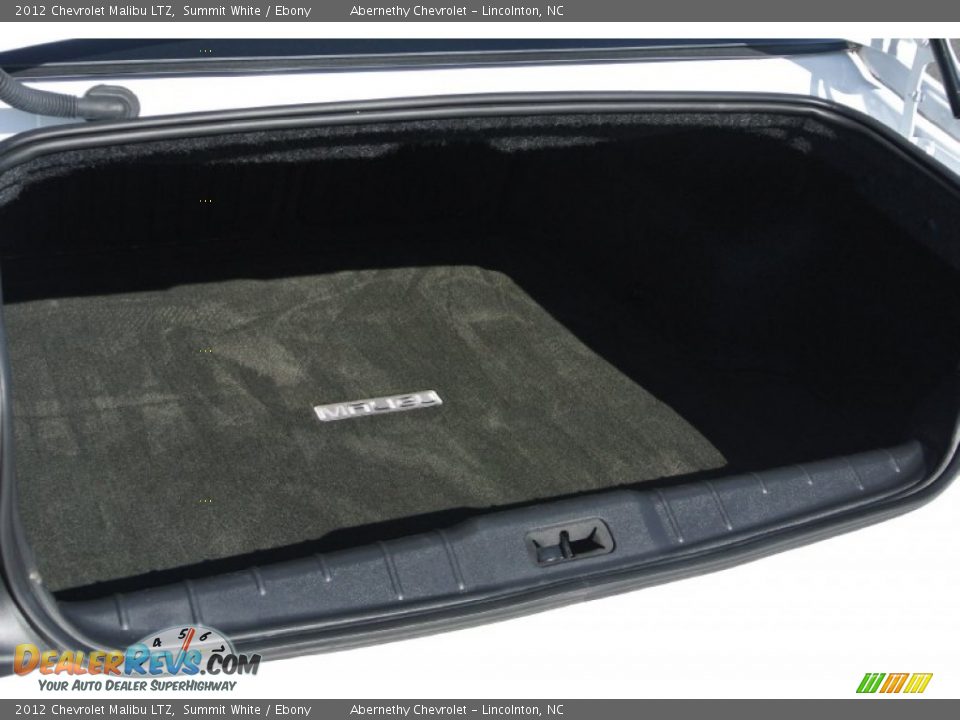 2012 Chevrolet Malibu LTZ Summit White / Ebony Photo #18