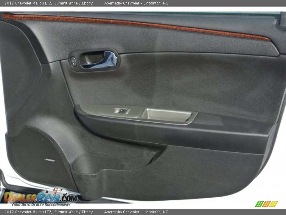 2012 Chevrolet Malibu LTZ Summit White / Ebony Photo #21