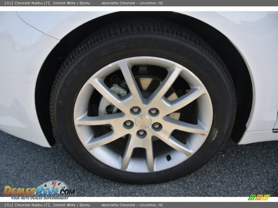 2012 Chevrolet Malibu LTZ Summit White / Ebony Photo #23