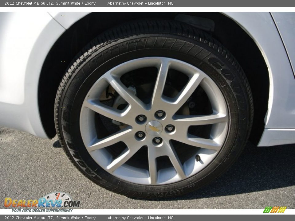2012 Chevrolet Malibu LTZ Summit White / Ebony Photo #25