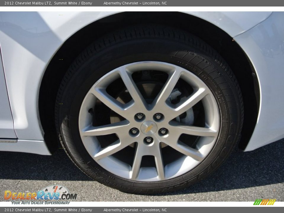2012 Chevrolet Malibu LTZ Summit White / Ebony Photo #26