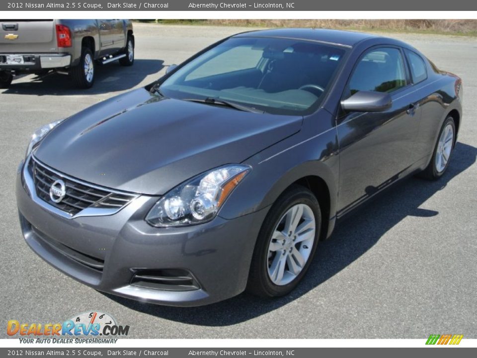 2012 Nissan Altima 2.5 S Coupe Dark Slate / Charcoal Photo #2