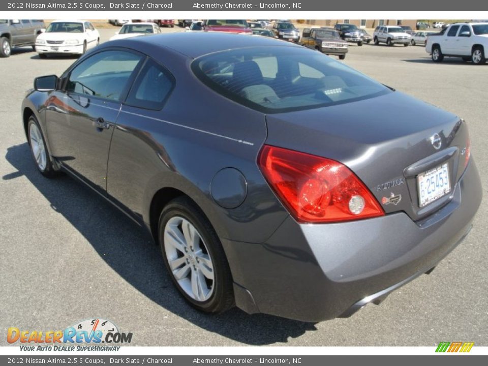 2012 Nissan Altima 2.5 S Coupe Dark Slate / Charcoal Photo #4