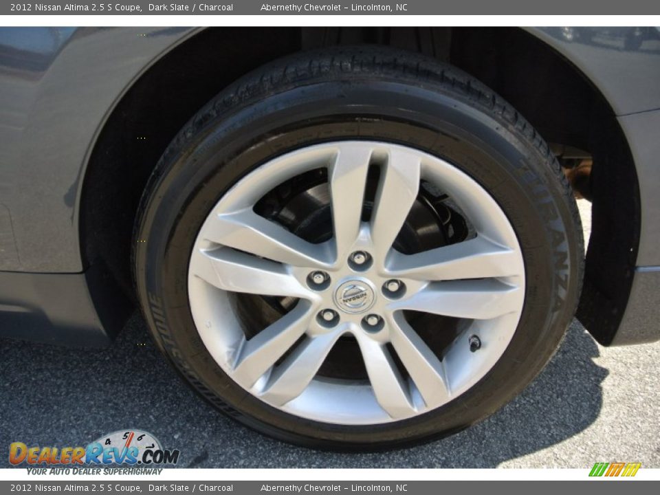 2012 Nissan Altima 2.5 S Coupe Dark Slate / Charcoal Photo #23