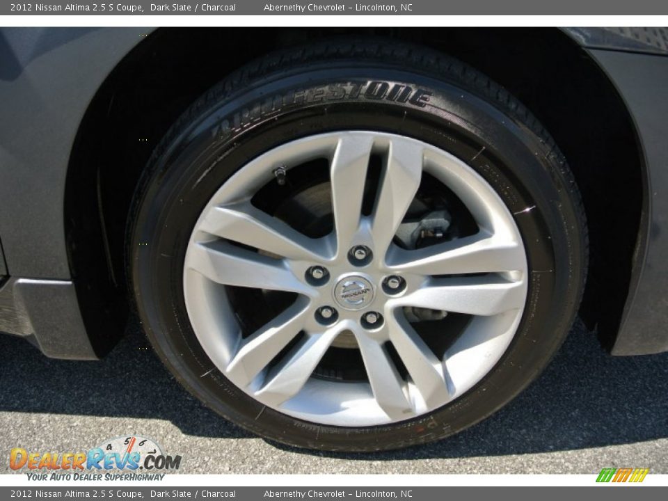 2012 Nissan Altima 2.5 S Coupe Dark Slate / Charcoal Photo #25