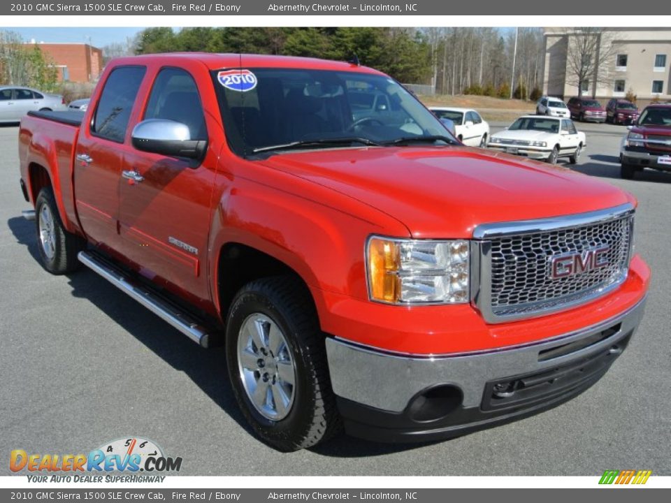 2010 GMC Sierra 1500 SLE Crew Cab Fire Red / Ebony Photo #1