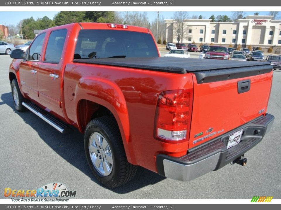 2010 GMC Sierra 1500 SLE Crew Cab Fire Red / Ebony Photo #4