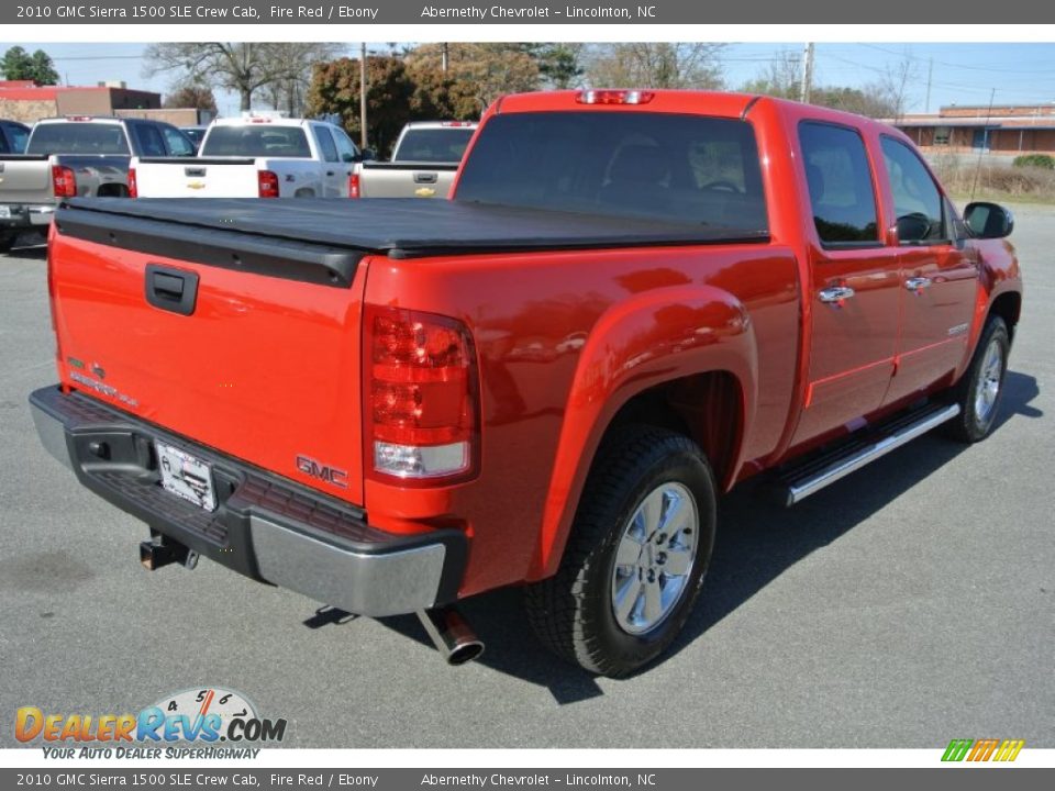 2010 GMC Sierra 1500 SLE Crew Cab Fire Red / Ebony Photo #5