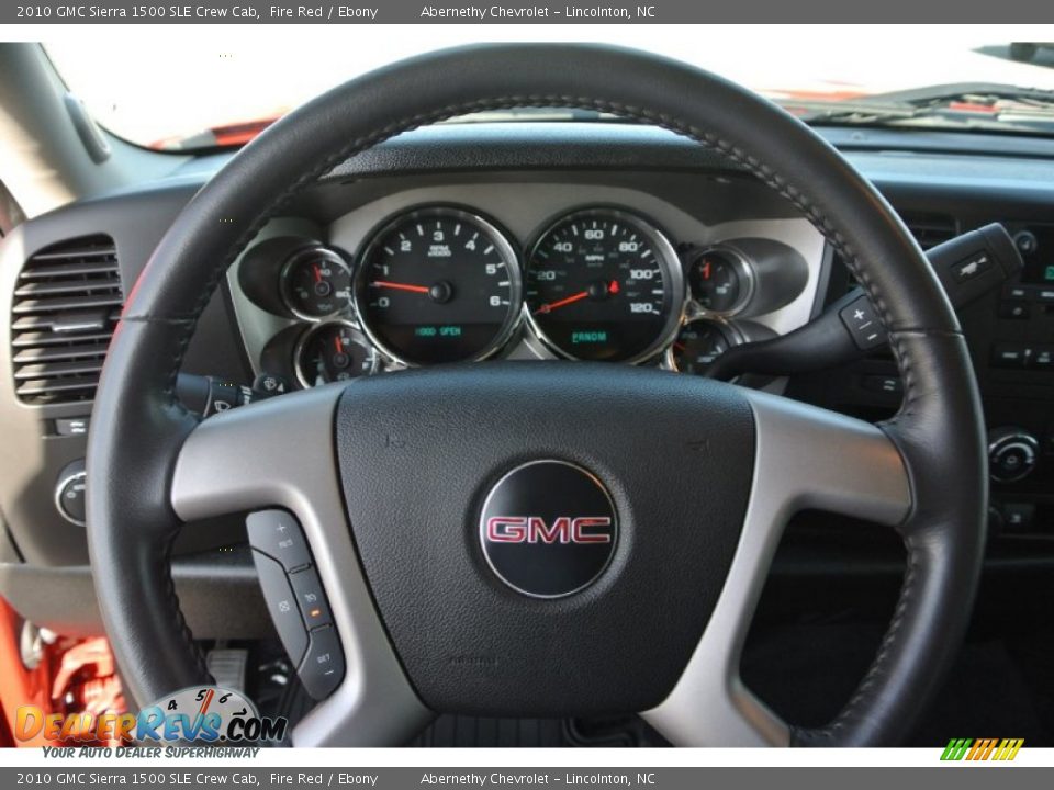 2010 GMC Sierra 1500 SLE Crew Cab Fire Red / Ebony Photo #13