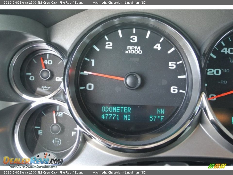 2010 GMC Sierra 1500 SLE Crew Cab Fire Red / Ebony Photo #14