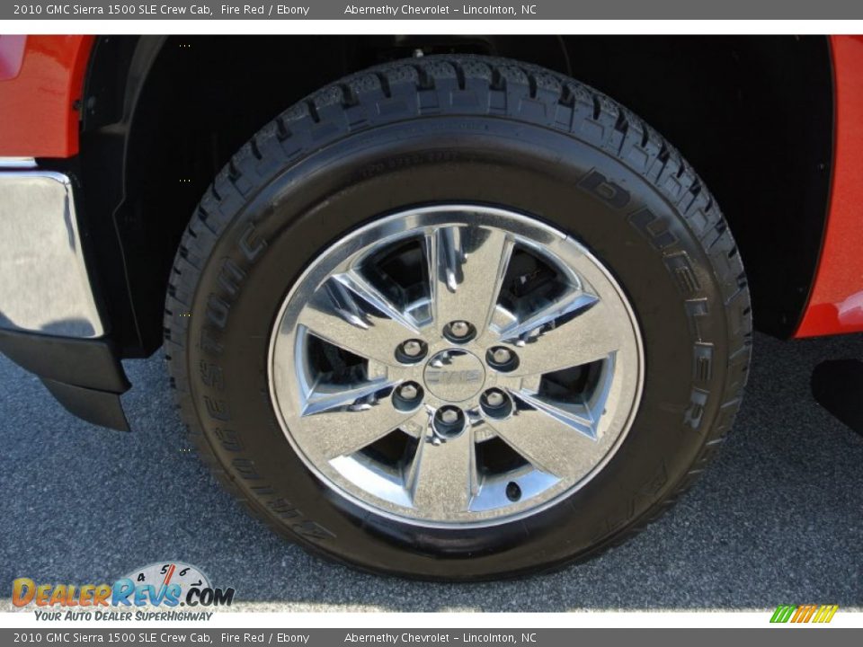 2010 GMC Sierra 1500 SLE Crew Cab Fire Red / Ebony Photo #21