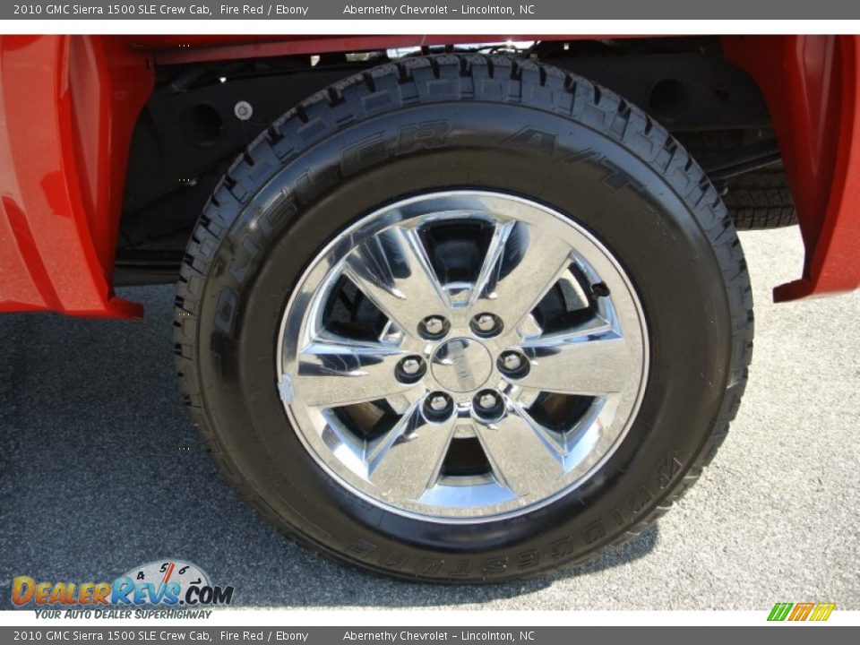 2010 GMC Sierra 1500 SLE Crew Cab Fire Red / Ebony Photo #22