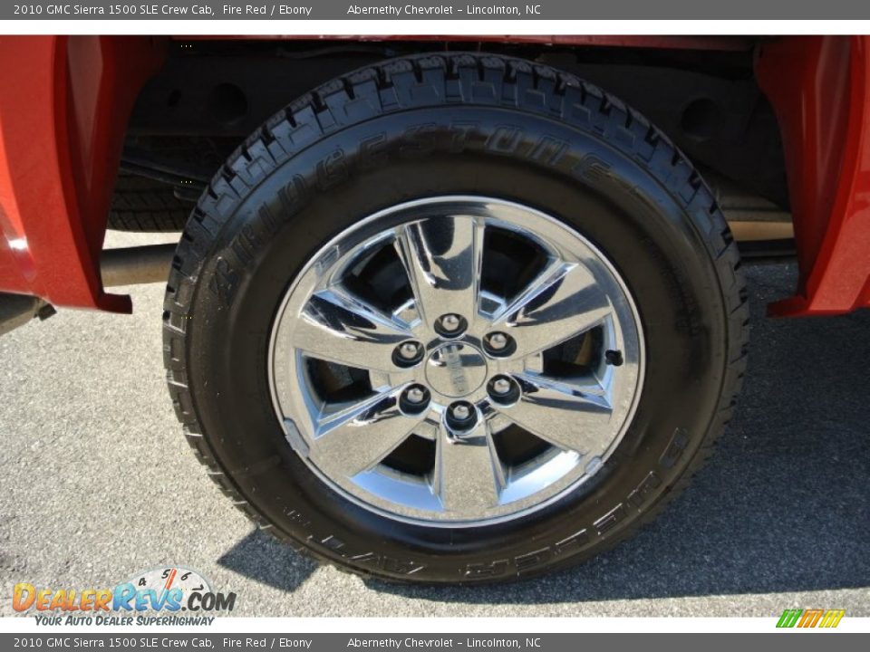 2010 GMC Sierra 1500 SLE Crew Cab Fire Red / Ebony Photo #23