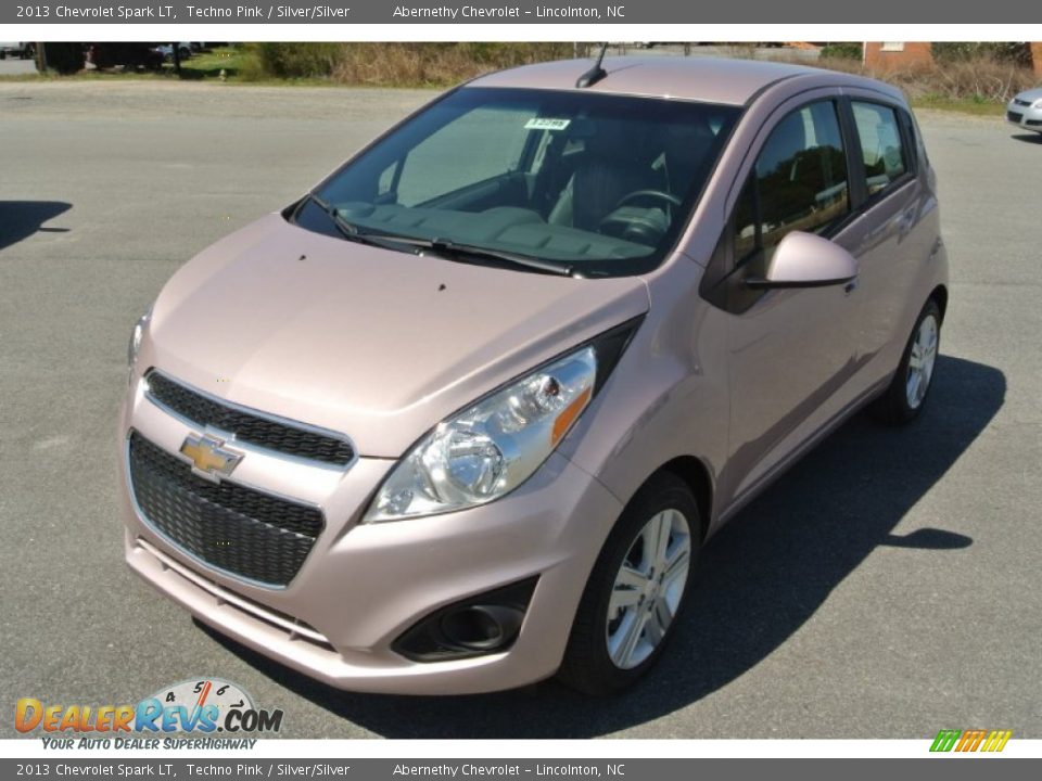 2013 Chevrolet Spark LT Techno Pink / Silver/Silver Photo #2
