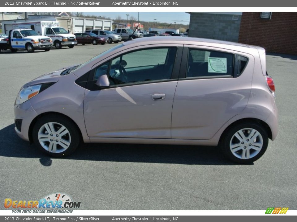 2013 Chevrolet Spark LT Techno Pink / Silver/Silver Photo #3
