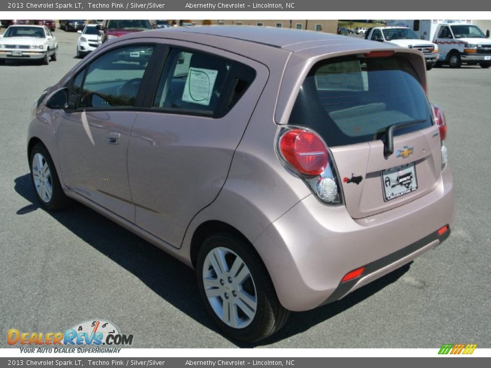 2013 Chevrolet Spark LT Techno Pink / Silver/Silver Photo #4