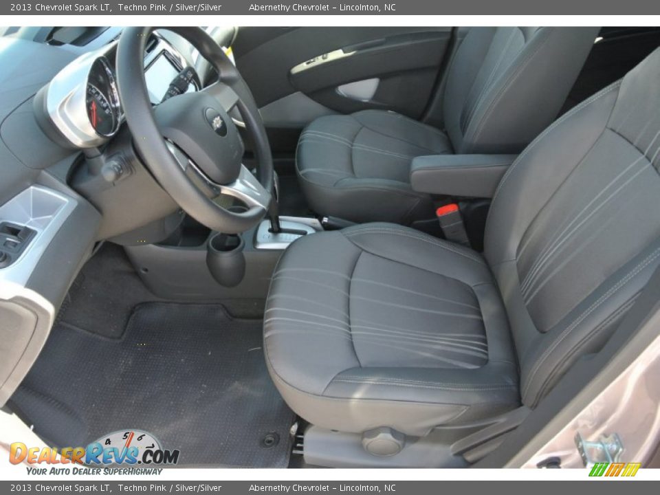 2013 Chevrolet Spark LT Techno Pink / Silver/Silver Photo #8