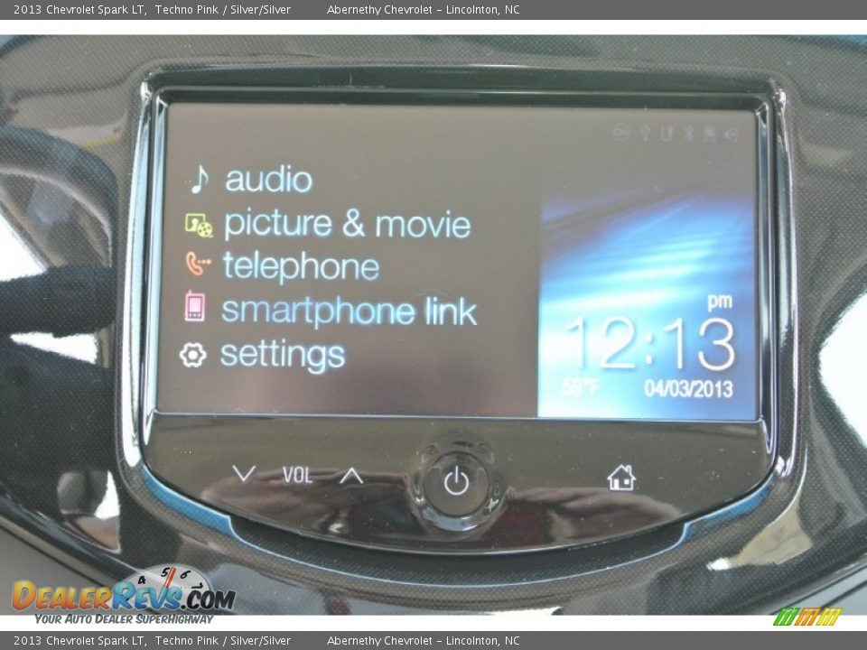 2013 Chevrolet Spark LT Techno Pink / Silver/Silver Photo #13
