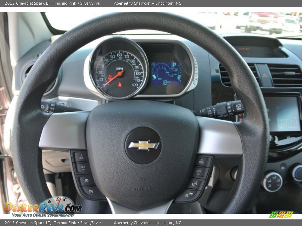 2013 Chevrolet Spark LT Techno Pink / Silver/Silver Photo #14