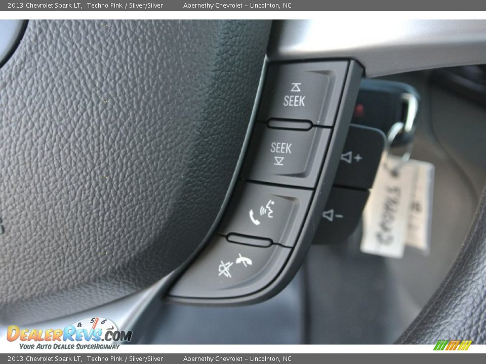 2013 Chevrolet Spark LT Techno Pink / Silver/Silver Photo #15