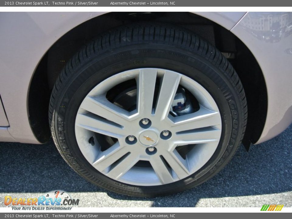 2013 Chevrolet Spark LT Techno Pink / Silver/Silver Photo #21