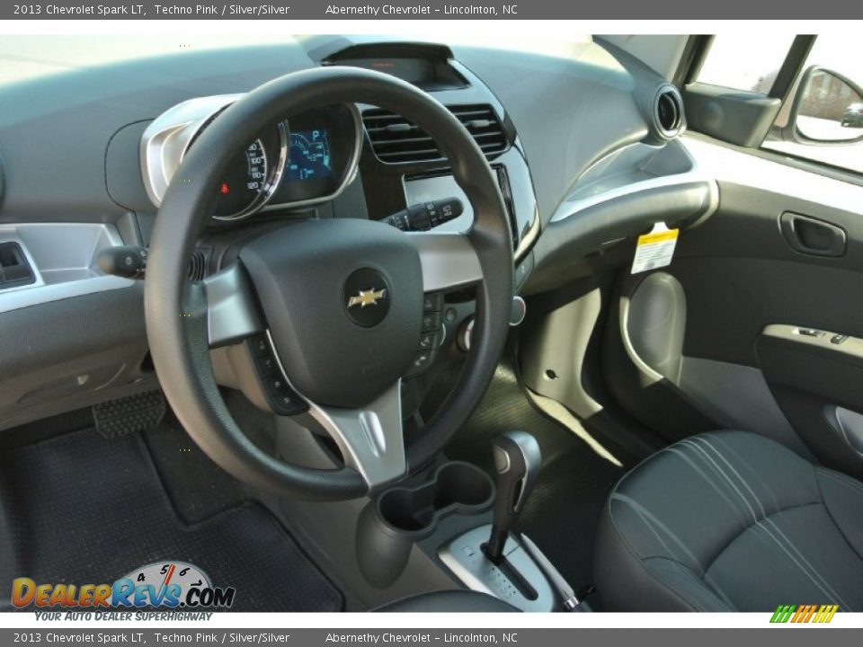 2013 Chevrolet Spark LT Techno Pink / Silver/Silver Photo #23