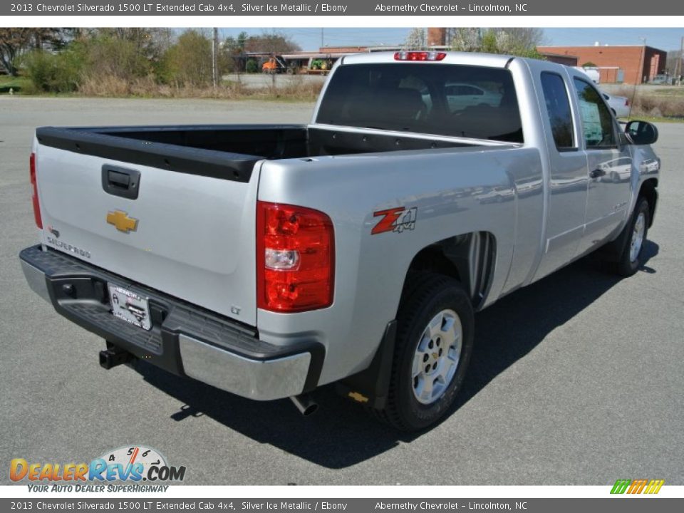 2013 Chevrolet Silverado 1500 LT Extended Cab 4x4 Silver Ice Metallic / Ebony Photo #5