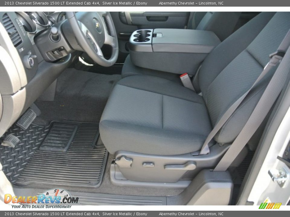 2013 Chevrolet Silverado 1500 LT Extended Cab 4x4 Silver Ice Metallic / Ebony Photo #8