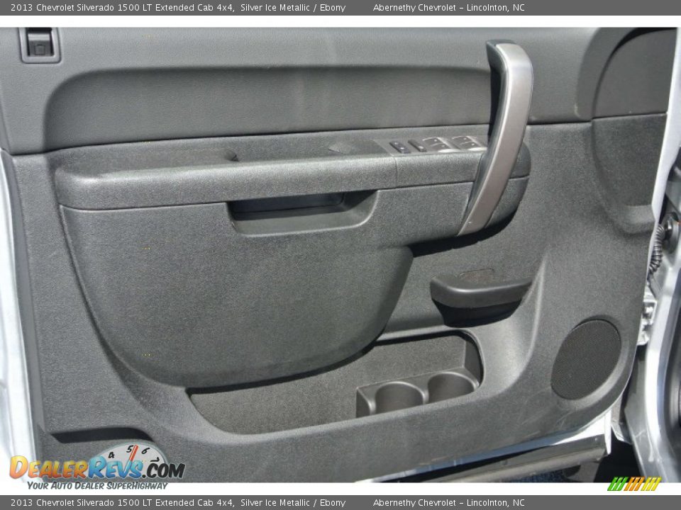 2013 Chevrolet Silverado 1500 LT Extended Cab 4x4 Silver Ice Metallic / Ebony Photo #9